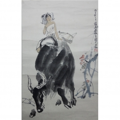 方增先 《牧归图》  94x58cm