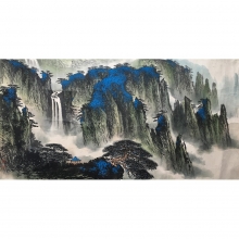 魏紫熙  《黄山》  138X68CM