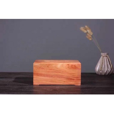 红木缅甸花梨创意纸巾盒 客厅抽纸盒简约实木家用家居木质纸抽盒